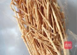 苦菊拌散子的做法图解1