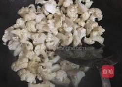 猪油炒花菜的做法图解3
