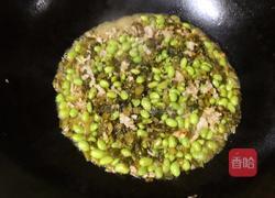 毛豆咸菜炒肉末的做法图解12
