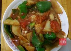 西红柿辣椒土豆片的做法图解4