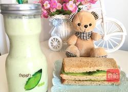 牛油果奶昔 三明治的做法图解5