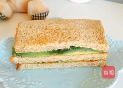 牛油果奶昔 三明治的做法图解4