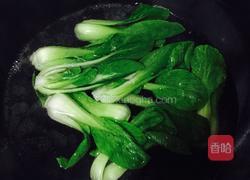 香菇油菜的做法图解3