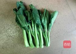 清炒菜心的做法图解1