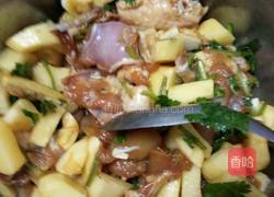 电饭锅土豆鸡肉焖饭的做法图解1