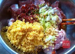 酱香小米蒸排骨的做法图解4