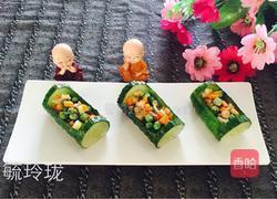 虾仁青瓜步步高的做法图解4