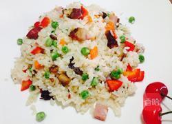 腊肉炒饭的做法图解8
