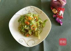 素甘蓝炒粉的做法图解8