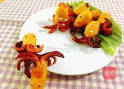 香肠小章鱼的做法图解8