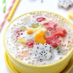 水果西米优酪乳的做法[图]