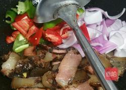 千叶豆腐炖腊肉的做法图解3