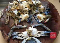 姜葱炒蟹的做法图解2