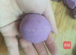 紫薯花生饼的做法图解8