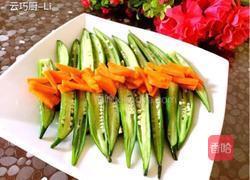 秋葵凉拌猪肚丝的做法图解9