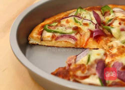 香菇培根披萨的做法图解8