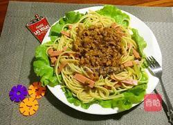 肉沫火腿青瓜拌意式面的做法图解6