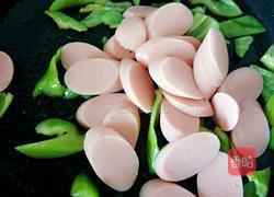 尖椒炒火腿的做法图解5