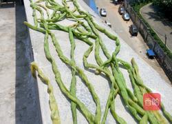 晒豆角干的做法图解3