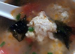 紫菜番茄丸子汤