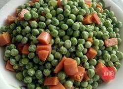 豌豆炒火腿的做法图解8