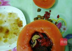 桃胶木瓜红枣羹的做法图解4