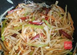 炝三丝 的做法图解9