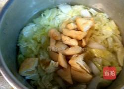 油豆腐白菜鸡蛋汤的做法图解3