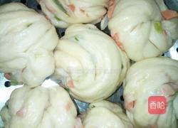 葱花火腿肠花卷的做法图解15
