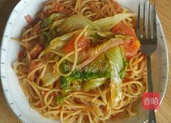 炒意面的做法图解6