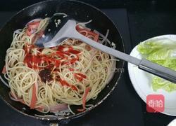炒意面的做法图解5