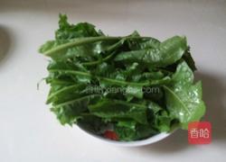 香辣苦菜炒鸡蛋的做法图解1