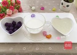 牛奶紫薯燕窝的做法图解6