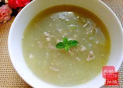 冬瓜片肉末汤的做法图解5