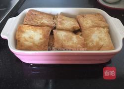 蜜汁黑椒肉末浇老豆腐的做法图解2