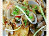 花蛤锅塌豆腐的做法[图]