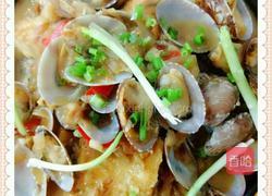花蛤锅塌豆腐的做法图解7