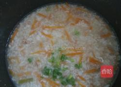 胡萝卜瘦肉粥的做法图解6