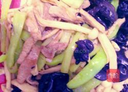 蘑菇炒肉丝的做法图解9