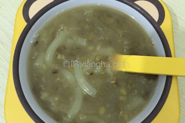 冰糖绿豆通心粉汤