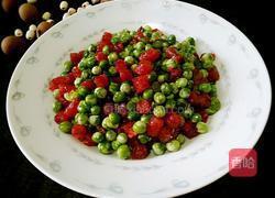 豌豆炒腊肠的做法图解8