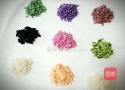 彩色粽子的做法图解4