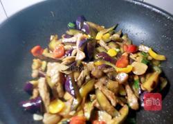 茄子炒肉的做法图解12