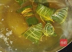 黑猪肉香糯米粽的做法图解6