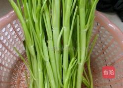 空心菜梗的做法图解1