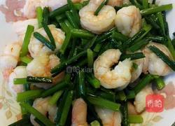 韭菜花炒虾仁的做法图解5