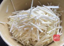 毛豆炒茭白的做法图解2