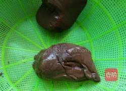 炒猪血的做法图解1