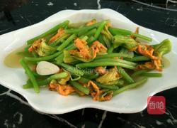 炒南瓜花的做法图解8