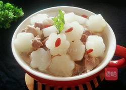 白萝卜炖羊肉的做法图解8